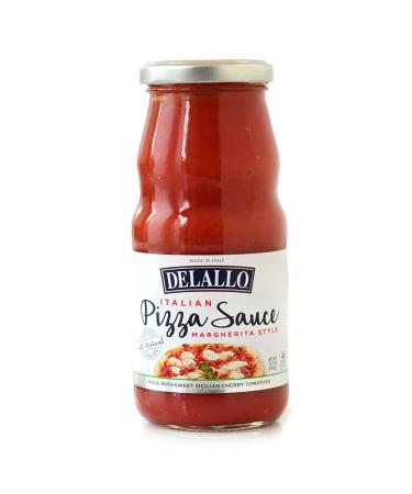 DeLallo Italian Cherry Tomato Pizza Sauce, Margherita Style, 12.7oz Jar, 3-Pack