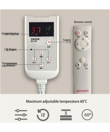 Buy Retro Electrically Heated Floor Mats - Adjustable Temperature & 12-Hour Timer | Winter Heating Carpets for Cozy Comfort - Buy Online on SooperMarket.com