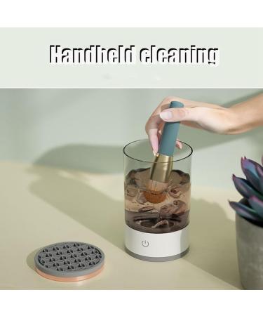 QUR White Makeup Brush Cleaner Electric Automatic Spinning Makeup Brush Cleaner Fit for All Makeup Brush - Buy Online on SooperMarket.com