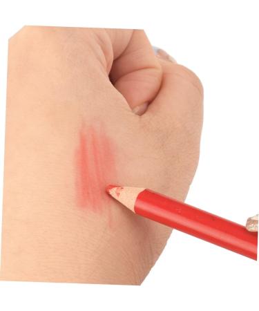 PLAFOPE 1 Set smudge proof eyebrow pencil red wood brow pencil dark brown eye brow pencil 1 count (Pack of 1) Red - Buy Online on SooperMarket.com