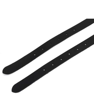 GOTOTOP Spur Leathers 1 Pair 50cm Lengthen Kids Spur Leathers Riding Straps with Stainless Steel Buckle Horse Tool Accessories - Buy Online on SooperMarket.com