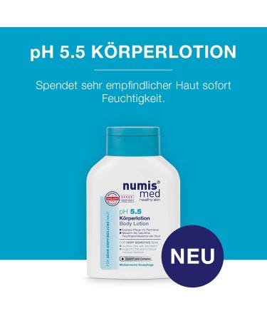 Numis Med Bodylotion PH 5.5 - Skin-Calming Lotion for Sensitive Skin | Vegan Silicone-Free Paraben-Free Mineral Oil-Free | 3-Pack (3x 200 ml) - Buy Online on SooperMarket.com