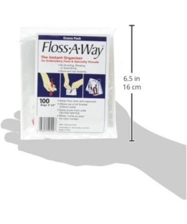 Action Bag Floss A Way Organizer 3x5 100 Pack FL100 (2-Pack) - Convenient Storage Solution - Buy Online on SooperMarket.com