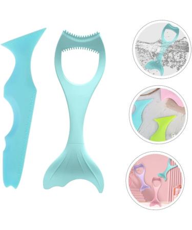 NOLITOY 2pcs Heated Lash Curler Eyeshadow Beauty Kit Mascara Drawing Aid Tool Mascara Guard Makeup Tools Arc 15x5.7cm - Buy Online on SooperMarket.com