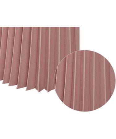 Sanahy Women's High Waist Pleated Midi Skirt | Elastic A-line Boho Style | Solid Pink XL - Buy Online on SooperMarket.com