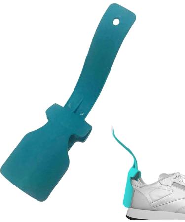 Virtcooy Shoe Lifting Aid | Unisex Sock Slider - Shoe Horn Shoe Wearing Aid Tool with Travel Handle Easy to Put On and Take Off Blue - Buy Online on SooperMarket.com