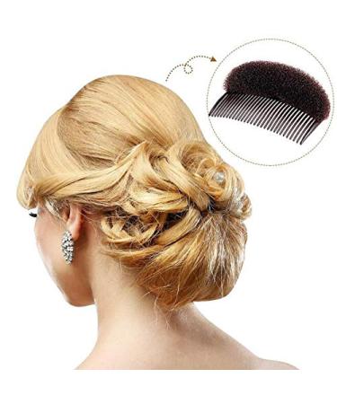Bump It Up Volume Inserts 2Pcs Hair Base Bump Comb for Beehive Styling | Bun Maker & Hair Styler Accessories for DIY Hairstyle - Buy Online on SooperMarket.com