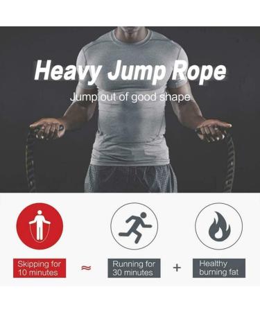 Heavy Jump Rope for Total Body Workouts - Strength Training Battle Ropes for Men and Women - Buy Online on SooperMarket.com