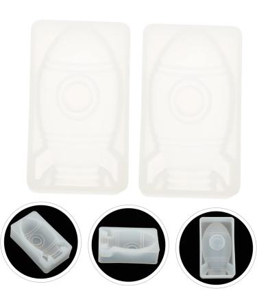 IMIKEYA Soap 2pcs Silicone Mold Decorate Silica Gel Household Shot Molds 5.2X3X1.5CM White - Buy Online on SooperMarket.com