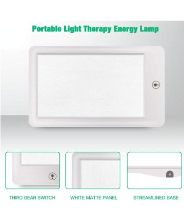 CHSHY Happy Daylight Lamp Therapy Energy Lamp Adjustable Angle Touch Control Brightness Setting 5 600 32 000Lux Cool White UV Free - Buy Online on SooperMarket.com