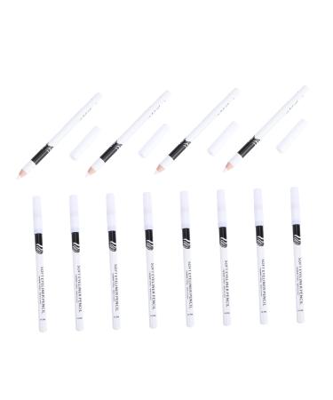 OSALADI 12pcs Eyeliner Pencil White Outfits Mechanical Pencils Makeup Eyeliner Applicator Ultra Thin Suite