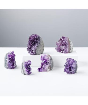Crystal Rough 1PC Mini Natural Crystal Cluster Amethyst Block Original Stone Geode Quartz Specimen (Color : Amethyst Size : 30-50G) 30-50G Amethyst - Buy Online on SooperMarket.com