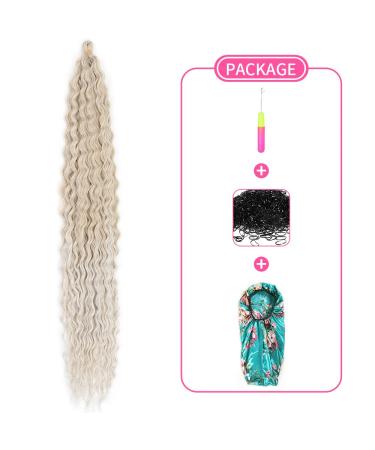 Buy DSoar 30 Deep Twist Crochet Hair - 3 Packs Ocean Wave Curly Bohemian Braids | Synthetic Hair Extensions for Women & Girls - 30inch 18/56c# - Buy Online on SooperMarket.com