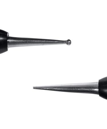 Black Dual Sided Comfort Grip Modeling Tools for Carving, Embossing, and Smoothing Glue Seams - Balled End - Buy Online on SooperMarket.com