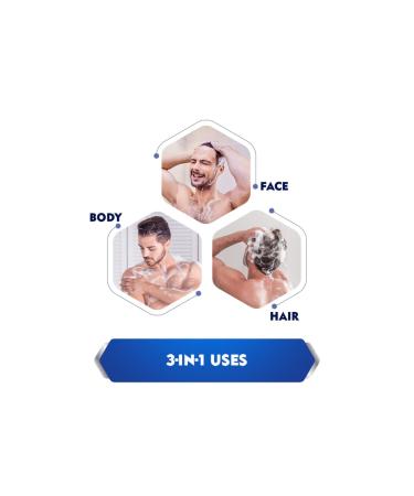 NIVEA MEN Active Clean Shower Gel 500ml - Hair, Face & Body Wash - Buy Online on SooperMarket.com