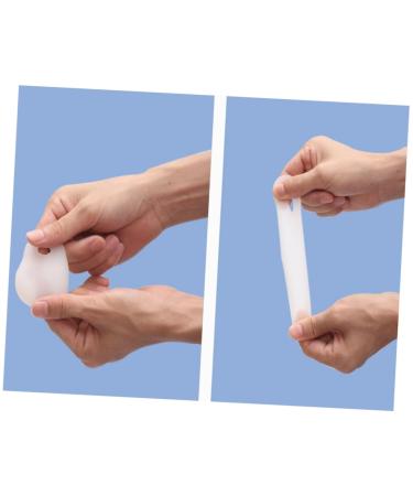 White Gel Bunion Protector Set - Nursing Clip Board Pair with Spreader, Guard, Straightener, Orthotics, and Splint for Eversion and Correction - Buy Online on SooperMarket.com