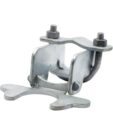 1-3/8 x 1-3/8 Galvanized Steel Kennel Gate Latch for Chain Link Fence - Dog Kennel Hardware - Buy Online on SooperMarket.com