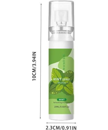 Oral Breath Spray - 20ml Fresheners Mouth Spray for Dry Mouth - Breath Freshener and Breath Treatments Portable Small Oral Care Health Spray Puchen Mint Flavor - Buy Online on SooperMarket.com