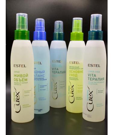 ESTEL Professional Hair Treatment Spray | CUREX THERAPY 200ml | Easy Combing for All Hair Types - Buy Online on SooperMarket.com