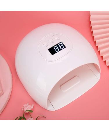 72W LED Nail Lamp Professional Painless Gel Polish Light with Powerful Motor & Detachable Base UV LED Nail Gel Curing Light with 36 Light Chips(UK 110-240V) - Buy Online on SooperMarket.com