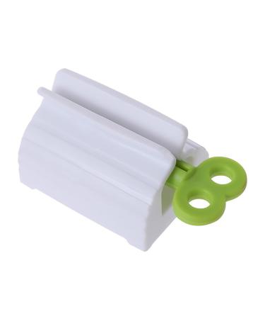 Tainrunse Tube Toothpaste Holder Gel Toothpaste Holder 4pcs Automatic Toothpaste Squeezer Tube Cosmetics Press Face Cleanser Dispenser Green
