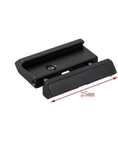 Higoo 2PCS 11mm Dovetail to 20mm Picatinny/Weaver Low Pro Snap-in Rail Adaptor - Easy Mounting Solution - Buy Online on SooperMarket.com