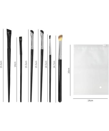 6 Eyeliner Brush Set With 1 Storage Bag Eyebrow Brush Concealer Brush Eyeliner Brush Silkworm Brush - Buy Online on SooperMarket.com