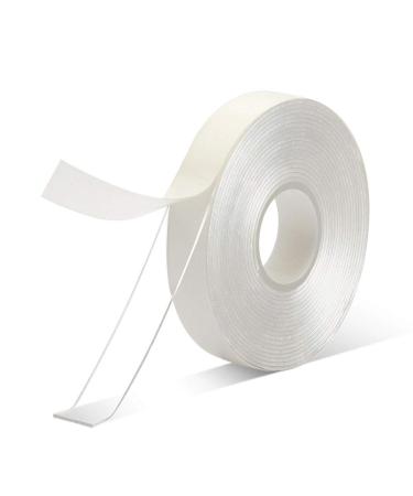 VERSAF Double Sided Adhesive Tape -1/2 10' Arcylic Transparent Removable No Residue Double Sided Heavy Duty Mounting Tape for Home/Office/Wall Decor(Pack of 1 Roll)