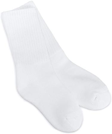 Jefferies Socks Boys Seamless Toe Athletic Crew 6-pack - Medium White - Buy Online on SooperMarket.com