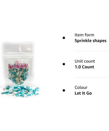 Sprinkletti - Let It Go - Mini Pouch - 30g. his Juliet Sear inspired mix of shapes & sprinkles is ideal for all of your Christmas bakes. Just enough for a single bake (Let It Go) - Buy Online on SooperMarket.com