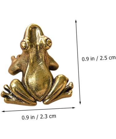 Alipis 1pc Figures Vivid Desktop Delicate Adornment Keychain Frog-designed Tabletop Vintage Pet Tea - Buy Online on SooperMarket.com
