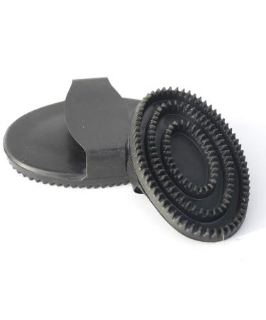 Rhinegold Small Rubber Curry Comb-Black