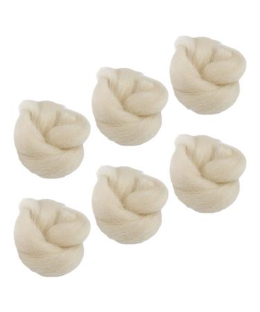 FOMIYES Foam Toe Separators 6Pcs Toe Separators Lambs Wool Cushioning Wool Corn Cushion Pads Lambs Wool Insoles for Shoes or Feet Toe Protectors