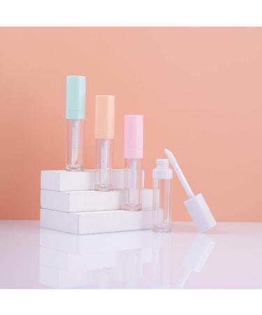 10pcs CAIYA Lip Gloss Containers with Large Brush - 9ml Empty Tubes for DIY Lipgloss (Light Orange) - Buy Online on SooperMarket.com