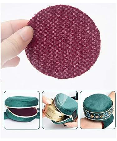 Torribala Green Velvet Bag - Smokeless Moxibustion Box for Chinese Acupuncture & Meridian Heating Therapy for Women | International Shipping Available - Buy Online on SooperMarket.com