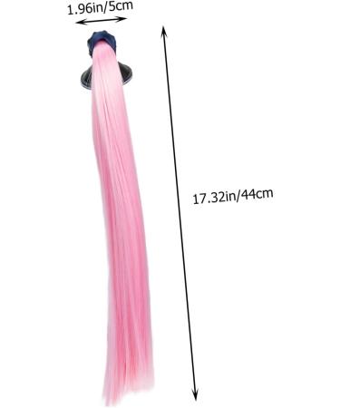 Kisangel 2pcs Helmet Wig Straight Human Hair Wig Helmet Ponytail Braid Ponytail Decorative Helmet Ponytail 44x5cmx2pcs As Shownx2pcs - Buy Online on SooperMarket.com