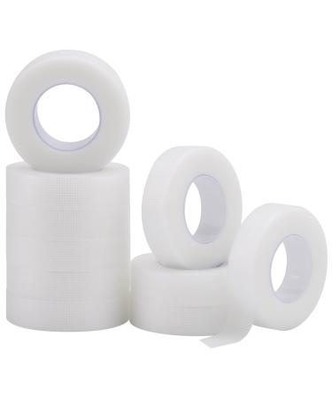 10 Rolls PE Micropore Medical Tape for Individual Eyelash Extension  Under Eye Tape for Lash Extensions 0.5 inch x 10 Yards