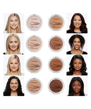 AQUAPURITY PHOERA Sheer Matte Compact Powder - Long-Lasting Makeup Fixer (203 NUDE) - Buy Online on SooperMarket.com
