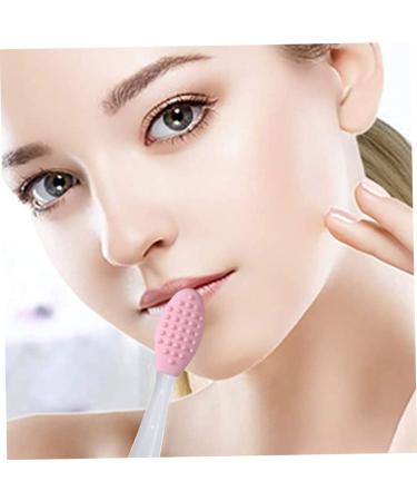 Silicone Lip Brush & Double Sided Nose Scrubber - 2PCS Exfoliating Blackhead Cleaner - Soft & Effective - Buy Online on SooperMarket.com