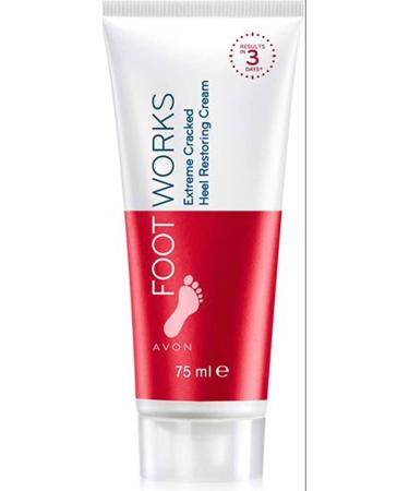 Avon Foot Works Maximum Strength Cracked Heel Cream - Set of 2 | Hydrating Foot Care Solution - Buy Online on SooperMarket.com