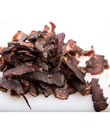 Raging Bull Teriyaki Biltong - Traditional South African Beef Jerky | High Protein & Low Carb Snack | 250g Bag - Buy Online on SooperMarket.com