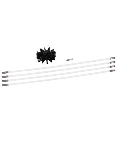 Dryer Vent Cleaning Kit Dryer Vent Cleaning Brush Nylon Fireplace Chimney Brushes for Home Cleaning Set