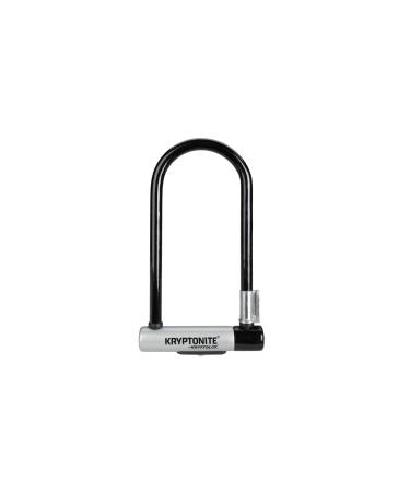 Kryptonite Kryptolok Standard Bike U-Lock, Heavy Duty Anti-Theft Bicycle U Lock, 12.7mm Shackle with Mounting Bracket and Keys, High Security Lock for Bicycles Scooters