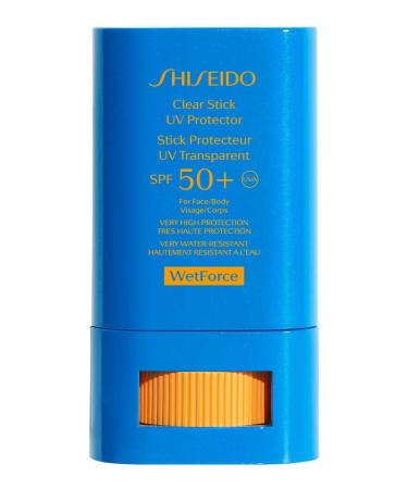 Shiseido Clear Stick UV Protector SPF 50+ | Sunscreen Stick for All Skin Types - 20g | International Shipping Available - Buy Online on SooperMarket.com