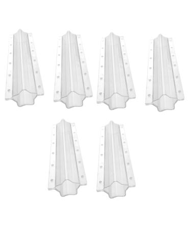 6 pcs Tool Grow Star Vegetable Molds Shape Vegetables Supplies Cake Modeling Moulds Garden Plastic As Shownx3pcs 20x4cmx3pcs