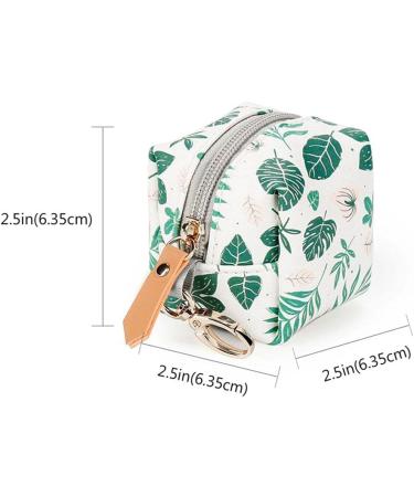 Harilla Portable Pacifier Storage Pocket | Eco-Friendly Snap Grip Bag for Toddlers | Dust-Proof Baby Pacifier Holder - Green Leaf Design - Buy Online on SooperMarket.com