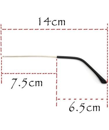 Ranara Replacement Glasses End Tips - Vintage Metal Frames Spare Arms & Accessories - Black - Buy Online on SooperMarket.com