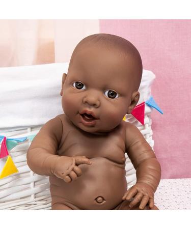 Bayer Design 94200AB Lifelike Newborn Baby Doll Boy - Realistic 42 cm Dark-Skinned Doll for Kids | International Shipping Available - Buy Online on SooperMarket.com