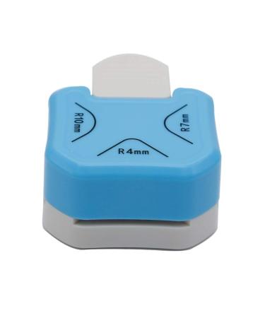 Paper Corner Rounder 3 in 1 (R4mm+R7mm+R10mm)  Corner Punches for Paper Crafts  Corner Cutter  Envelope Punch Board  Hole Puncher  Laminate  DIY Projects  Photo Cutter Card Making and Scrapbooking Blue