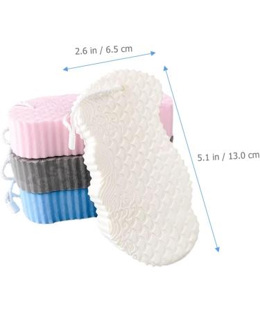 Belliffy 4pcs Bath Sponge Body Scrubber for Kids - Exfoliating Spa Shower Tool for Infants - PVA Soft Material - Buy Online on SooperMarket.com